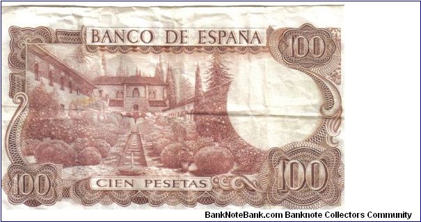 Banknote from Spain year 1970