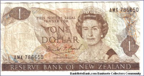 New Zealand, 1 Dollar, 1989-1992 Banknote