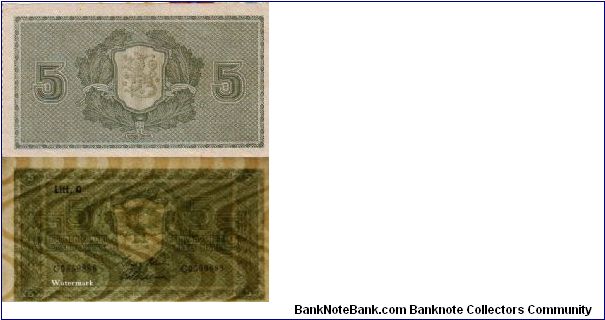 Banknote from Finland year 1922