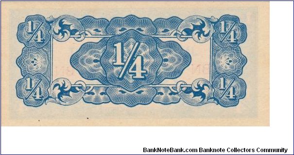 Banknote from Myanmar year 1942