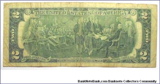 Banknote from USA year 1976