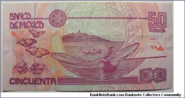 Banknote from Mexico year 2002