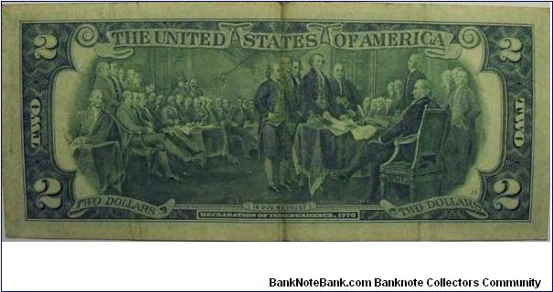 Banknote from USA year 1976