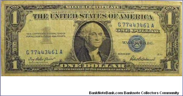 One Dollar Silver Certificate Banknote