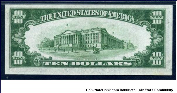 Banknote from USA year 1934