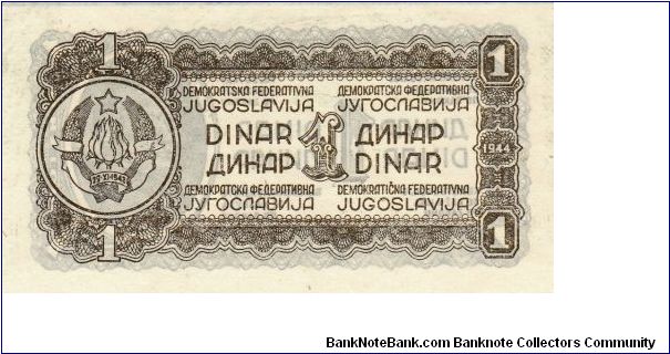 Banknote from Yugoslavia year 1944