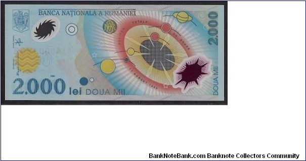 Banknote from Romania year 1999