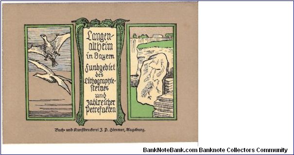 Banknote from Germany year 1920