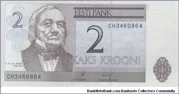 Estonia 2 krooni 2006 (1+-01)-(01) Banknote