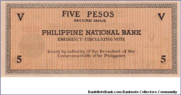 Banknote from Philippines year 1941
