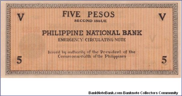 Banknote from Philippines year 1941