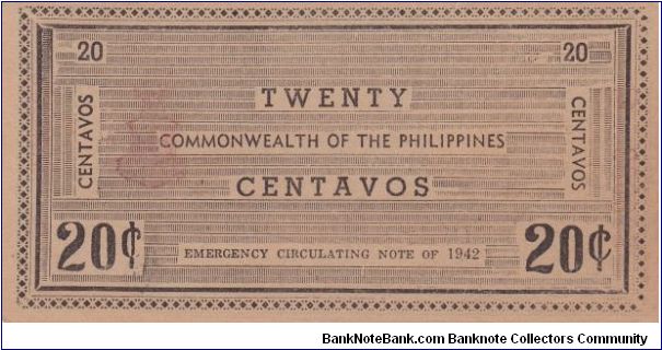 Banknote from Philippines year 1942