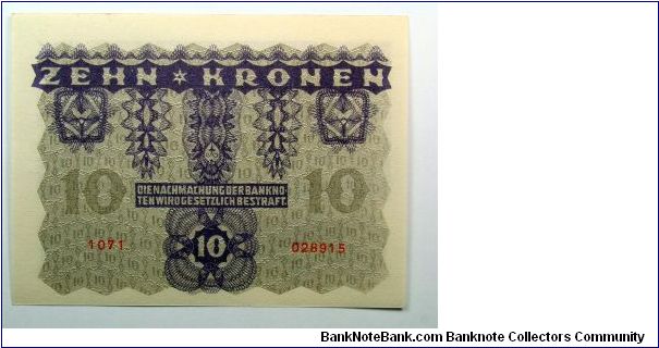 Banknote from Austria year 1922