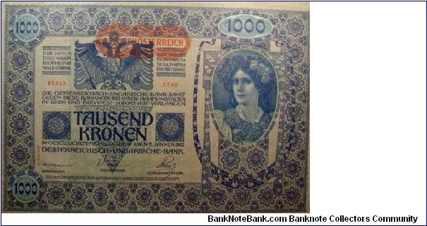 1000 Kronen Banknote