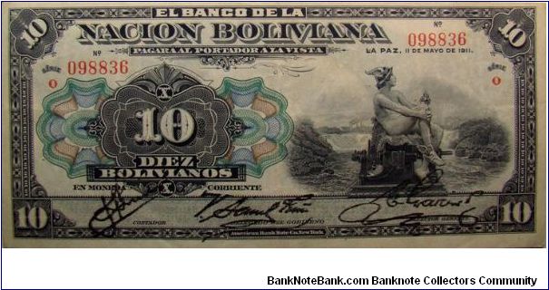 10 Bolivianos Banknote