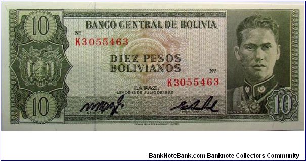 10 Bolivianos Banknote