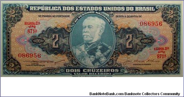 2 Cruzeiros Banknote