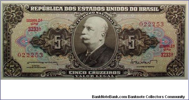 5 Cruzeiros Banknote