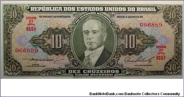 10 Cruzeiros Banknote