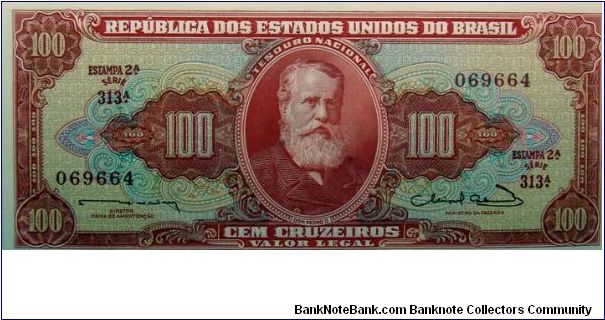 100 Cruzeiros Banknote