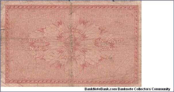 Banknote from Finland year 1918