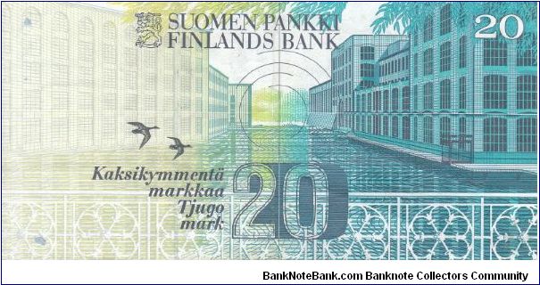 Banknote from Finland year 1993