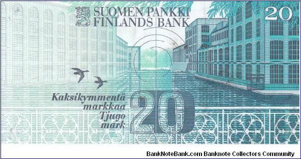 Banknote from Finland year 1993