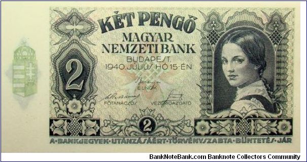 2 Pengo Banknote