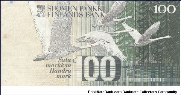 Banknote from Finland year 1986