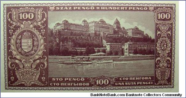 Banknote from Hungary year 1945