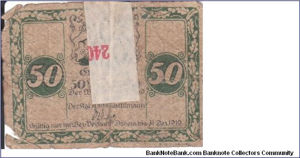 Germany 50 mark 1919 (1?) Banknote