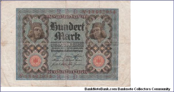 Germany 100 mark (1) Year? Komment, please! Banknote