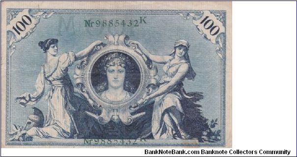 Banknote from Germany year 1908