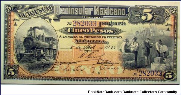 5 Pesos Banknote