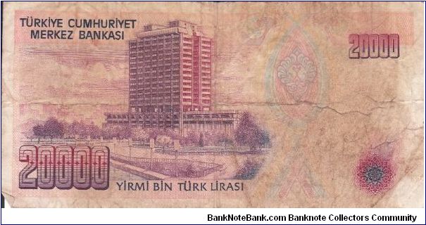 Banknote from Turkey year 1970