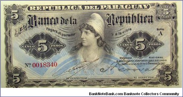 5 Pesos Banknote