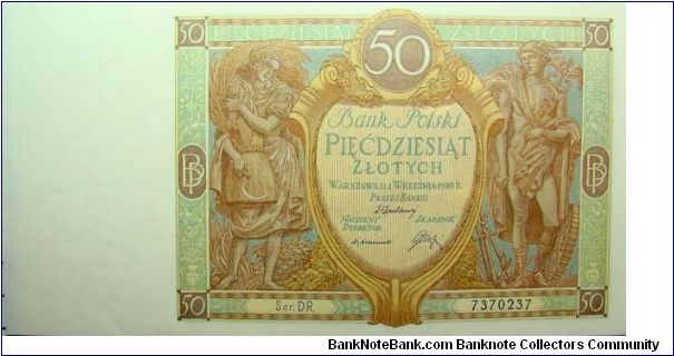 50 Zlotych Banknote