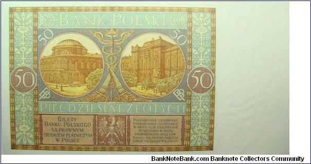 Banknote from Poland year 1929