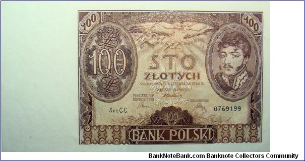 100 Zlotych Banknote