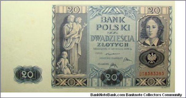 20 Zlotych Banknote