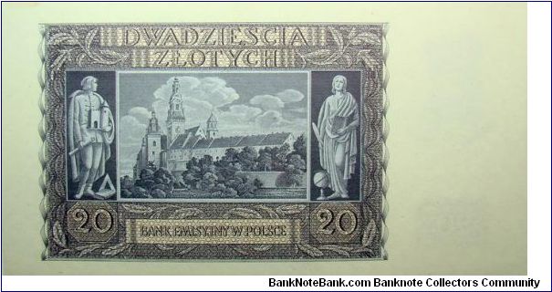 Banknote from Poland year 1940