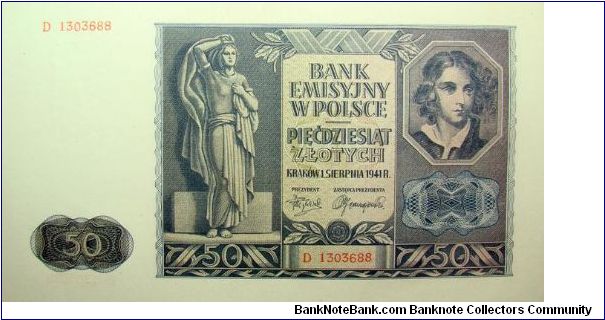 50 Zlotych Banknote