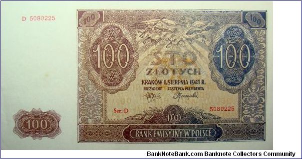 100 Zlotych Banknote