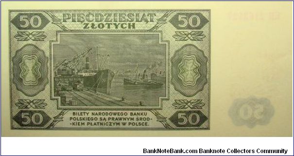 Banknote from Poland year 1948