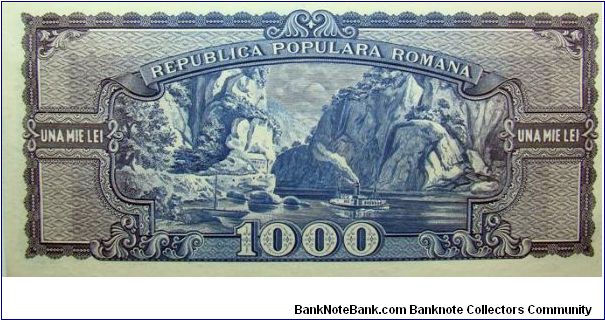 Banknote from Romania year 1950