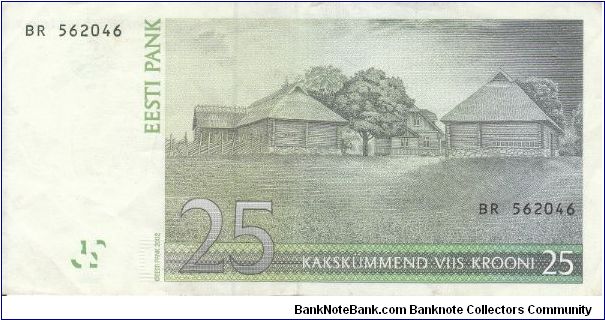 Banknote from Estonia year 2002