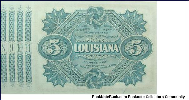 Banknote from USA year 1876