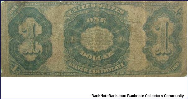 Banknote from USA year 1891