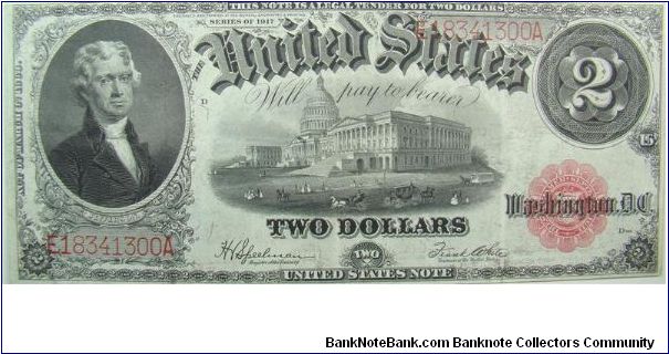 2 U.S. Dollars
Speelman/White Banknote
