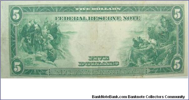 Banknote from USA year 1914